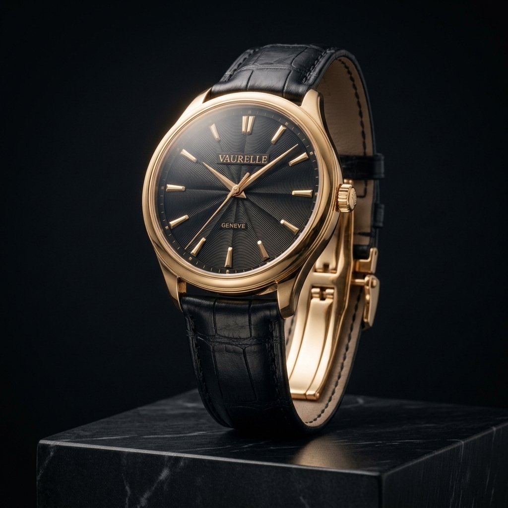 Éclipse collection, gold timepiece